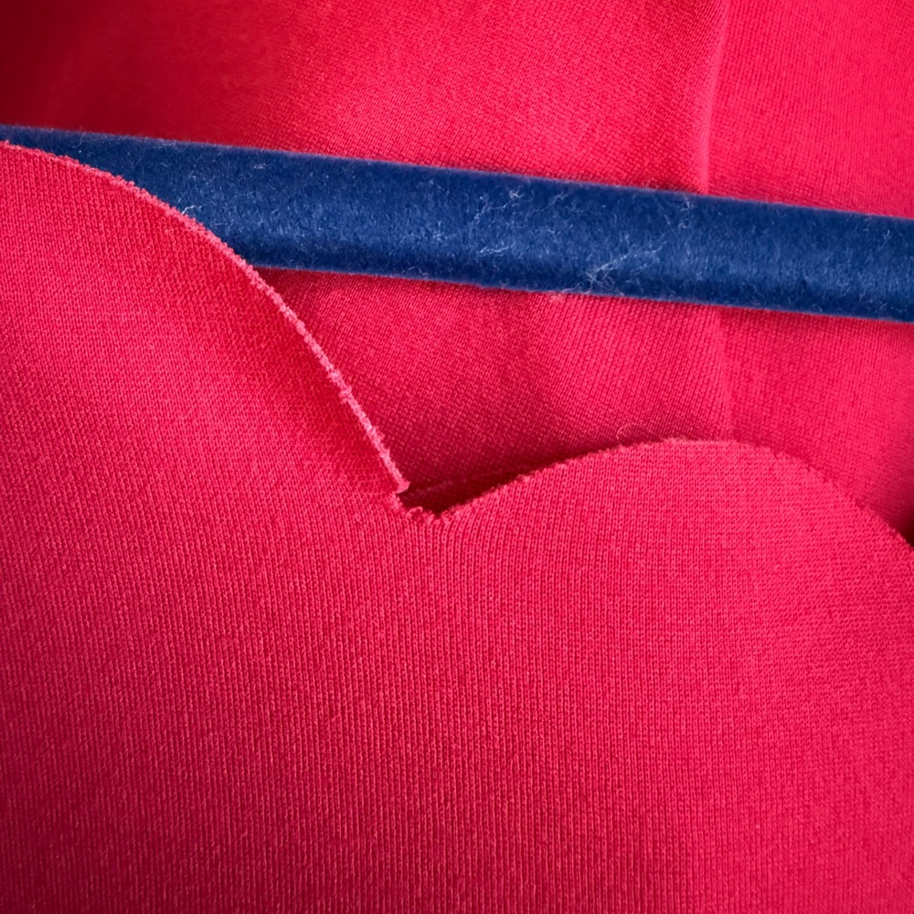 Lulus Mini Red Scalloped Skater Dress - Picture 5 of 5